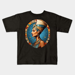 Queen Nefertiti Ancient Egypt Kids T-Shirt